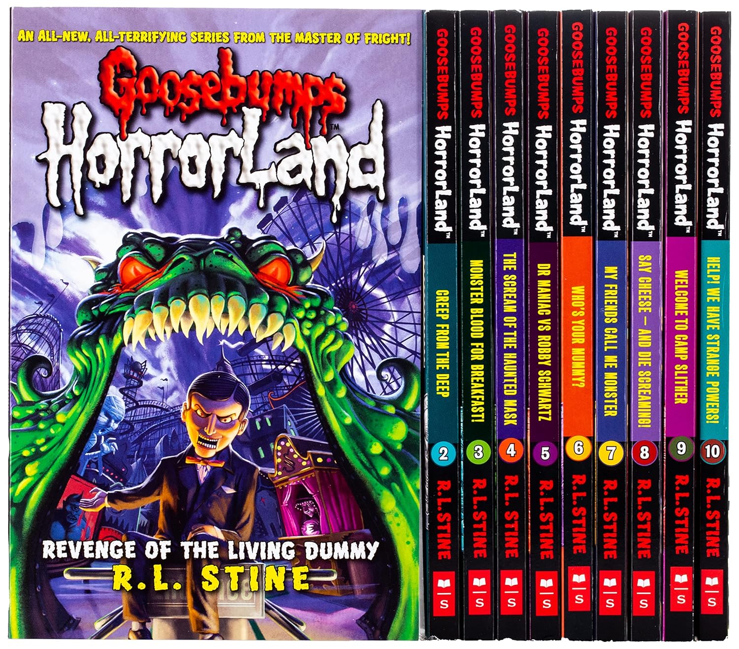 Goosebumps Horrorland by Stine R L (10 Books Set) - Image 2